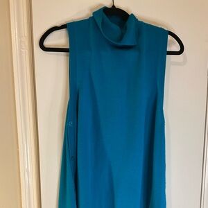 Short sleeve sweater turtle neck